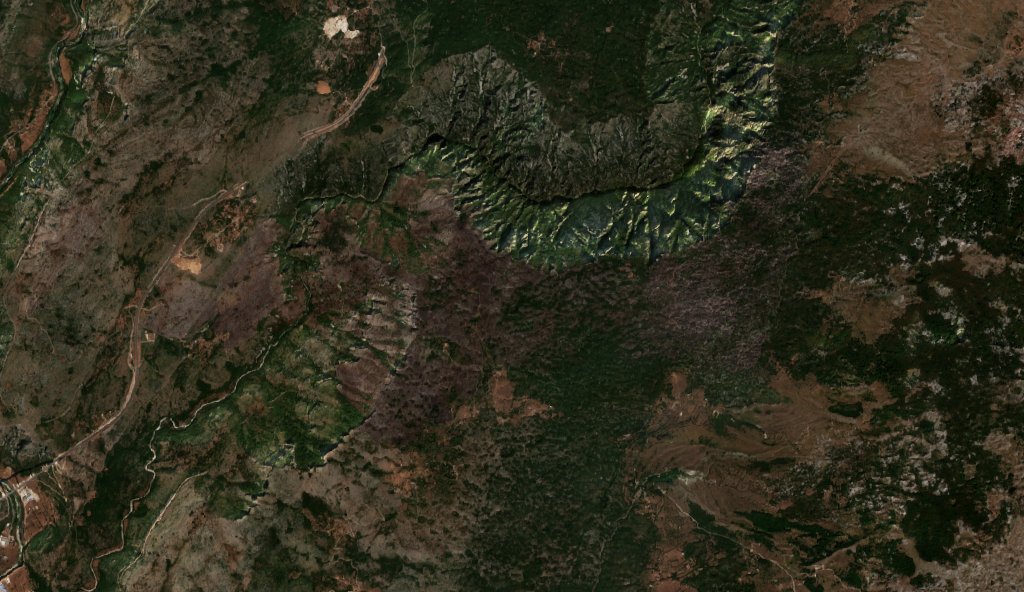 The area after the fire, September 10, 2026