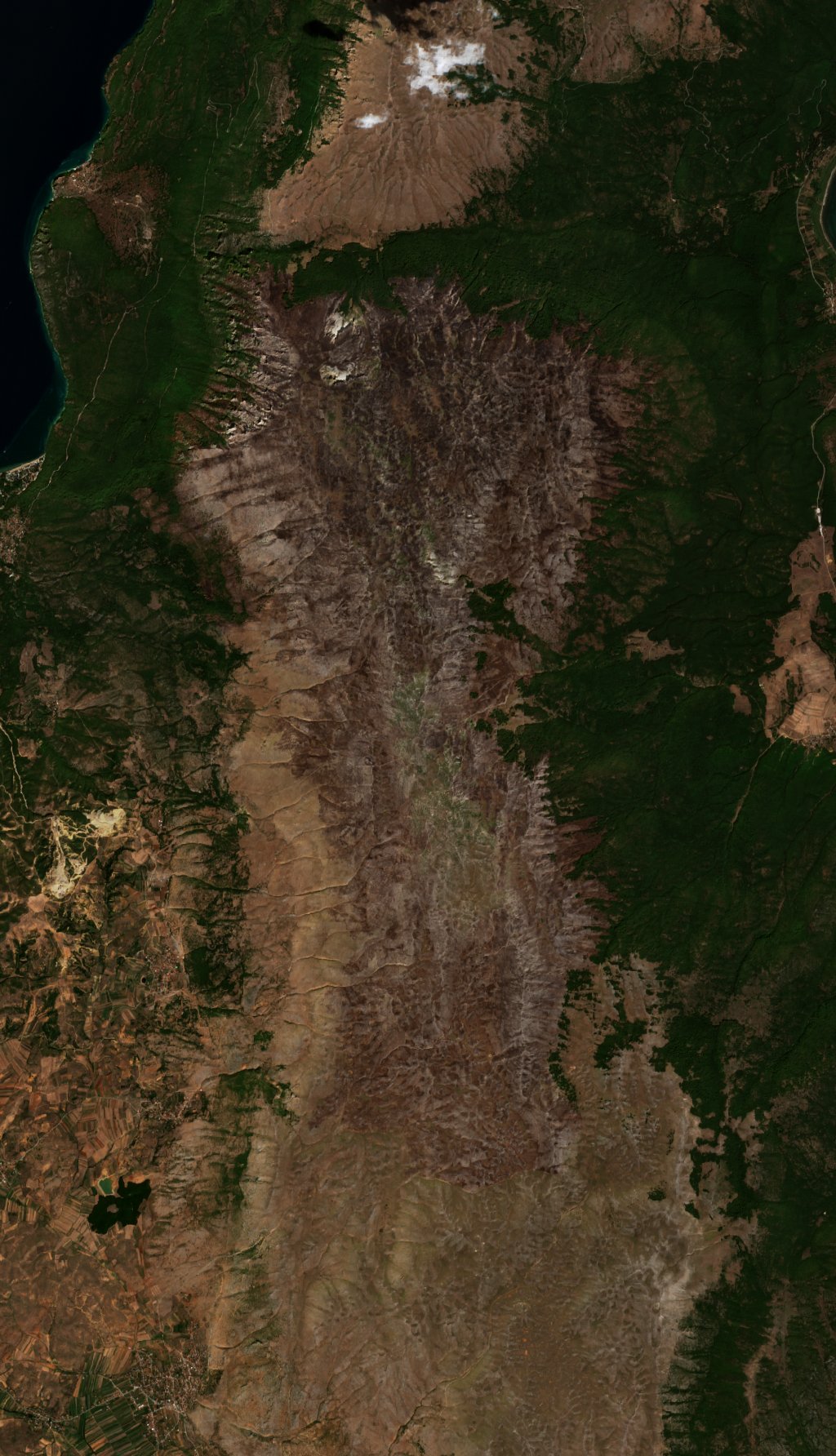 The area after the fire, September 2, 2024