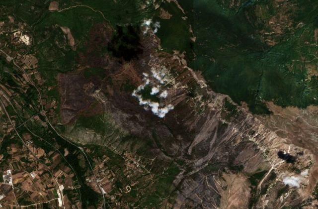 Satellite view near Pratola Peligna