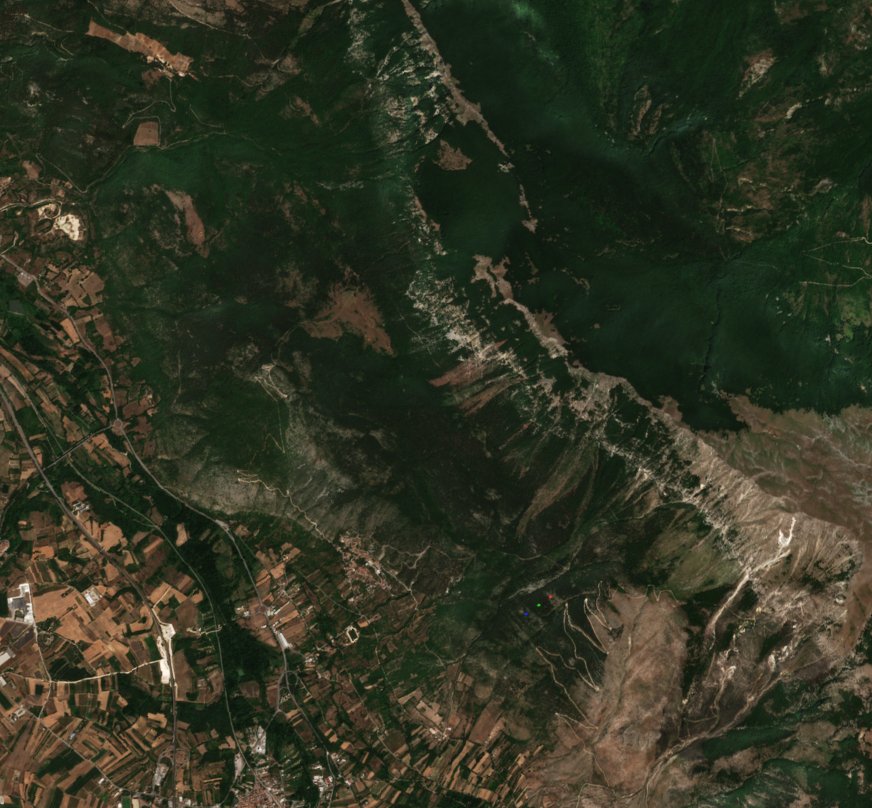 The area before the fire, August 2, 2026