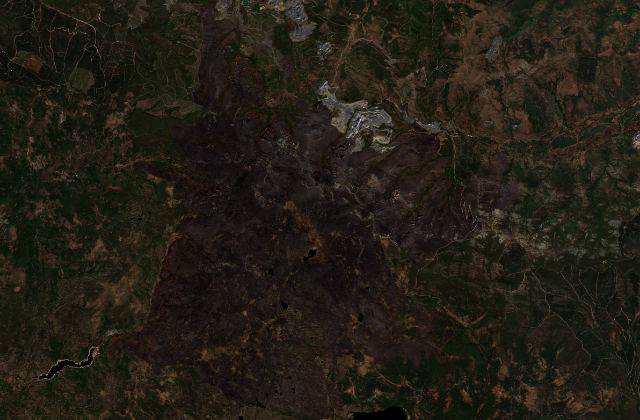 Satellite view near Porto