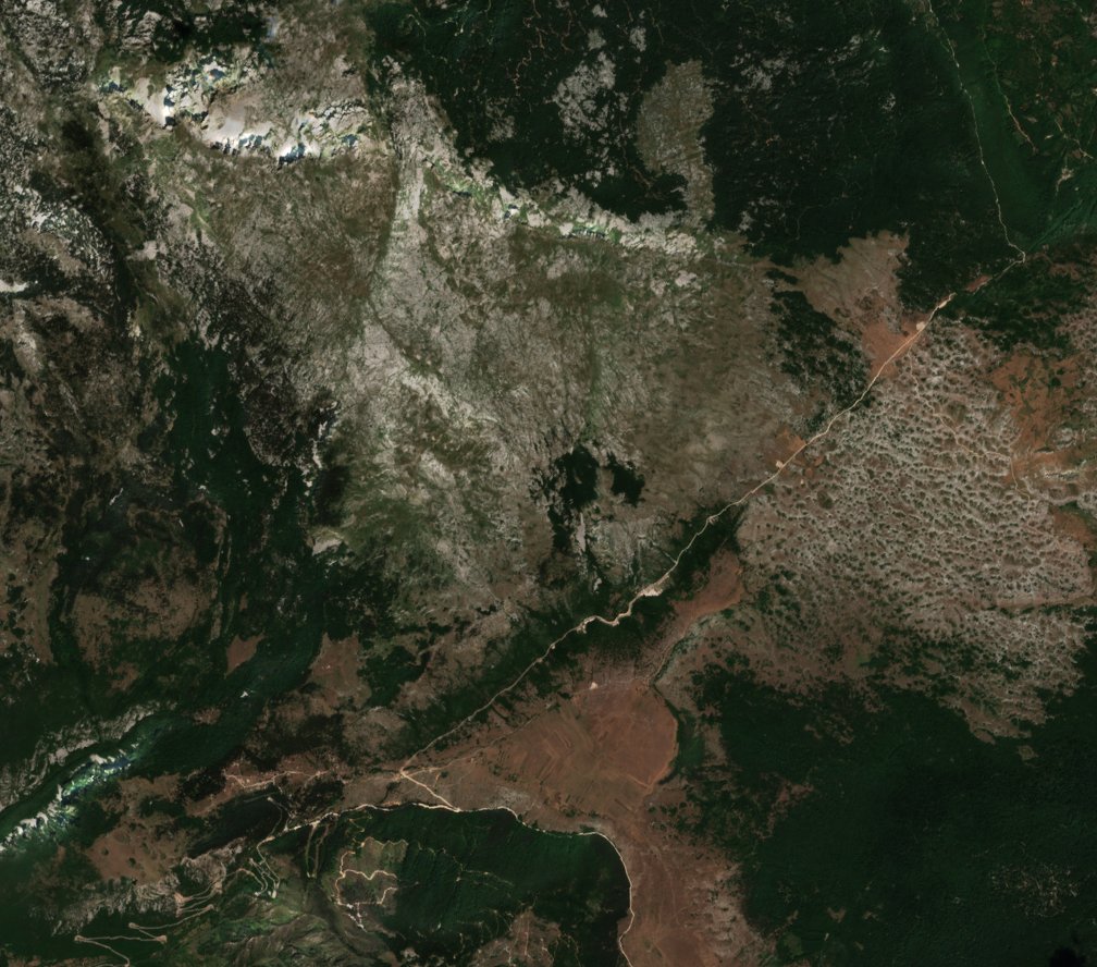 The area before the fire, August 8, 2017