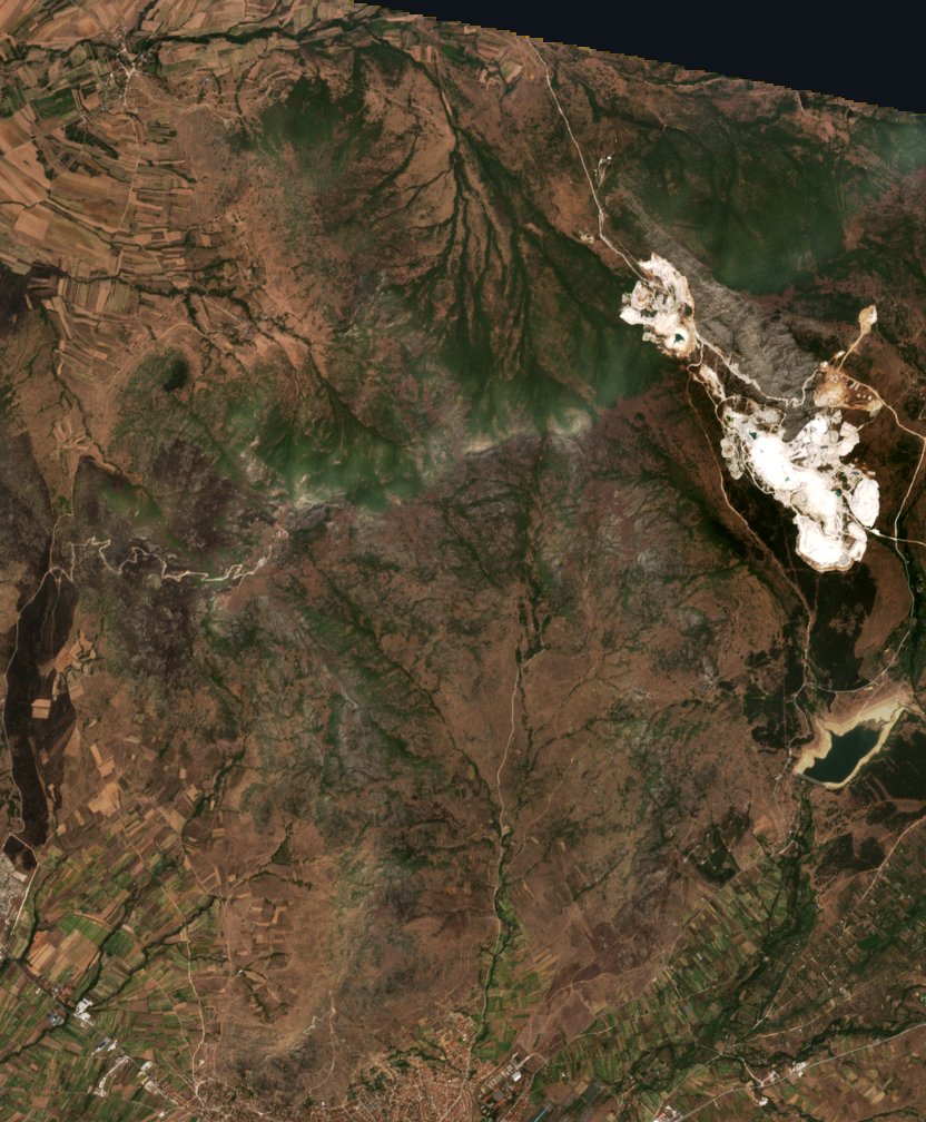 The area before the fire, August 22, 2017