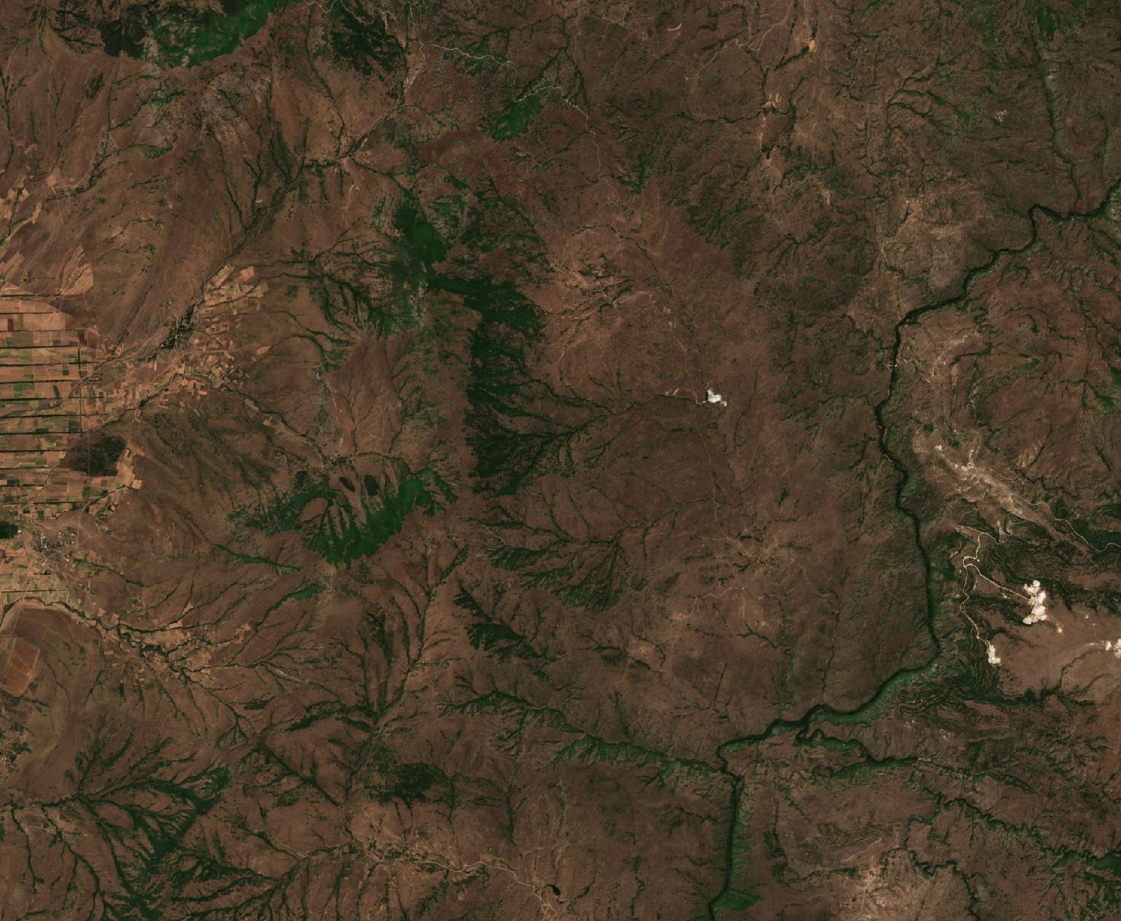 The area before the fire, August 12, 2026
