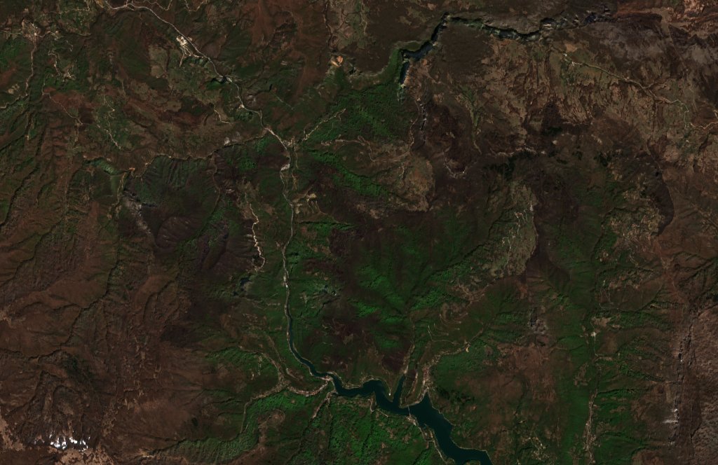 The area after the fire, April 17, 2020