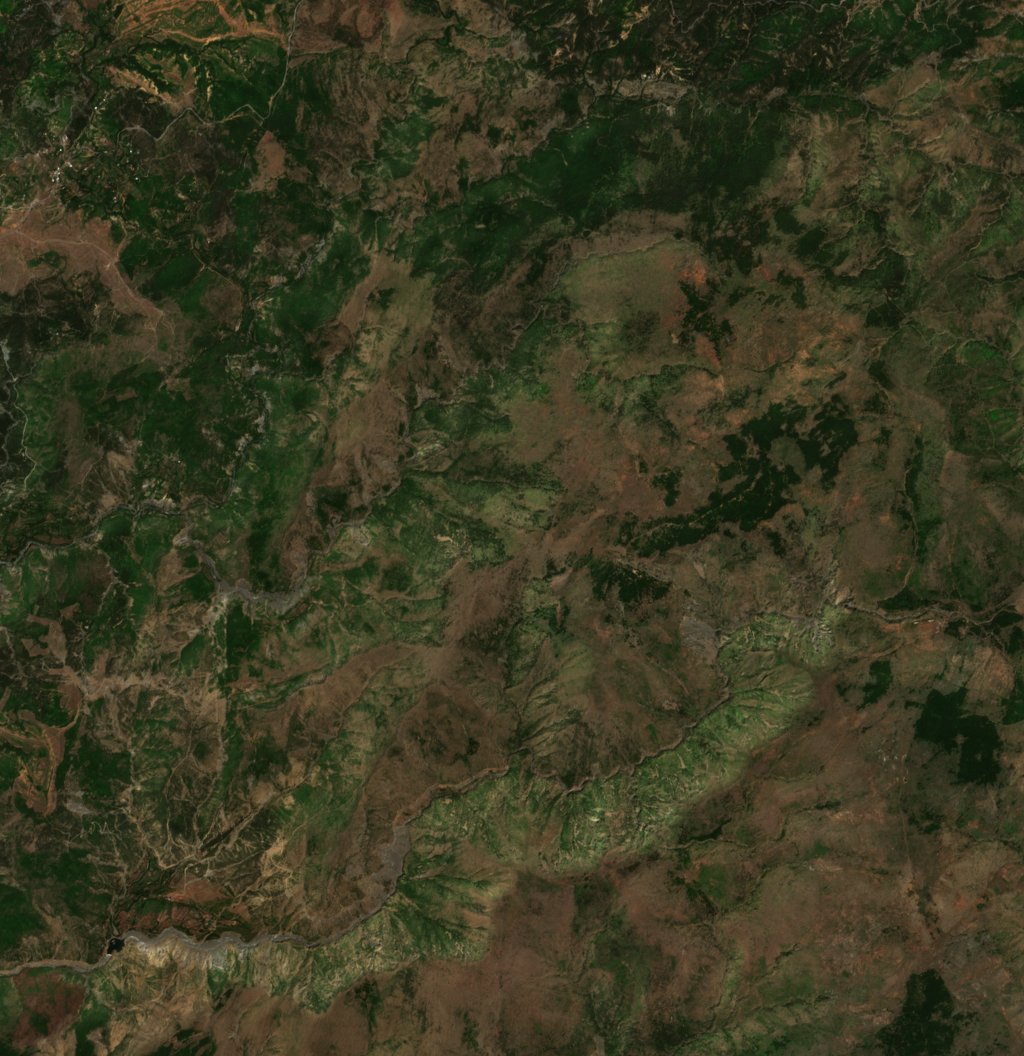 The area before the fire, July 30, 2021