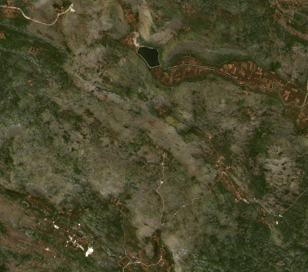 The area before the fire, July 13, 2021