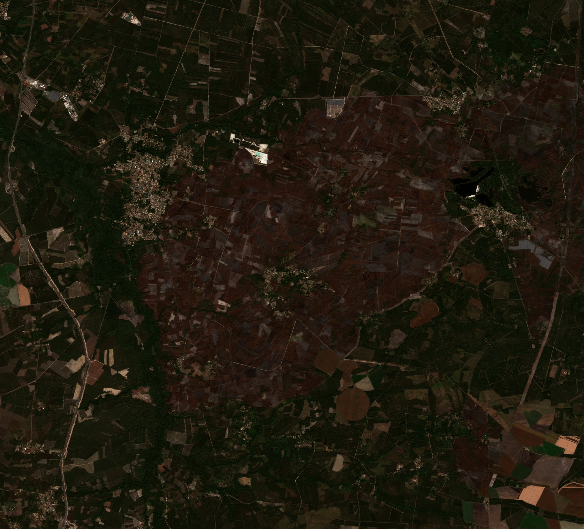 The burned area in 2022-ben