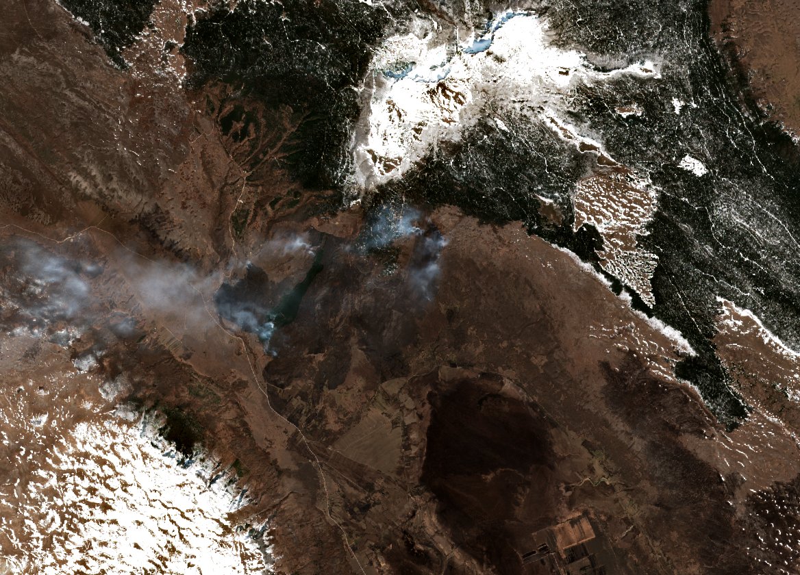 The burned area in 2022-ben