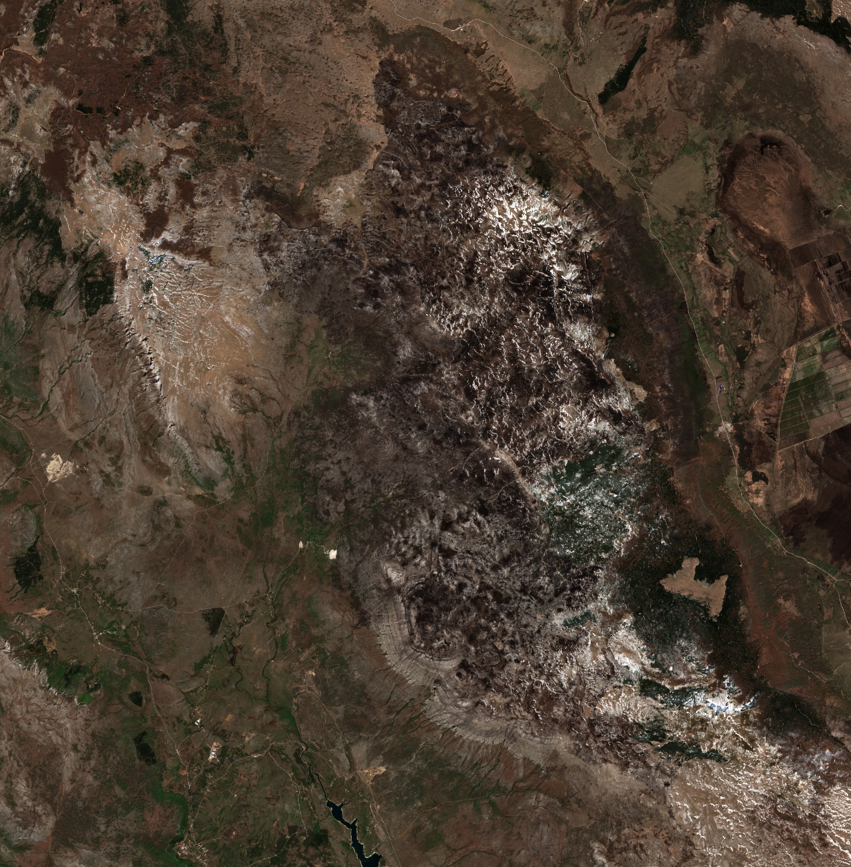 The burned area in 2020-ben