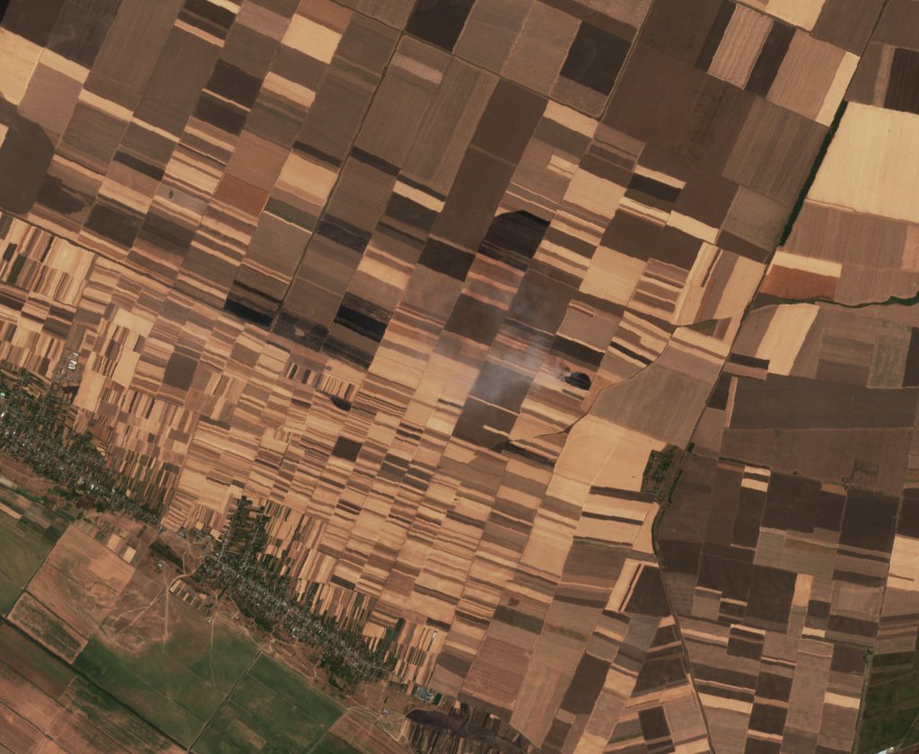 The burned area in 2021-ben