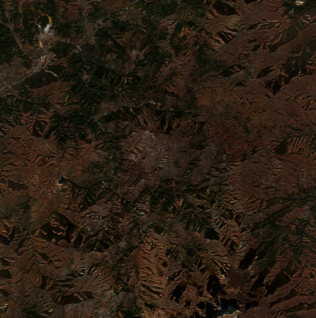 The burned area in 2018-ben