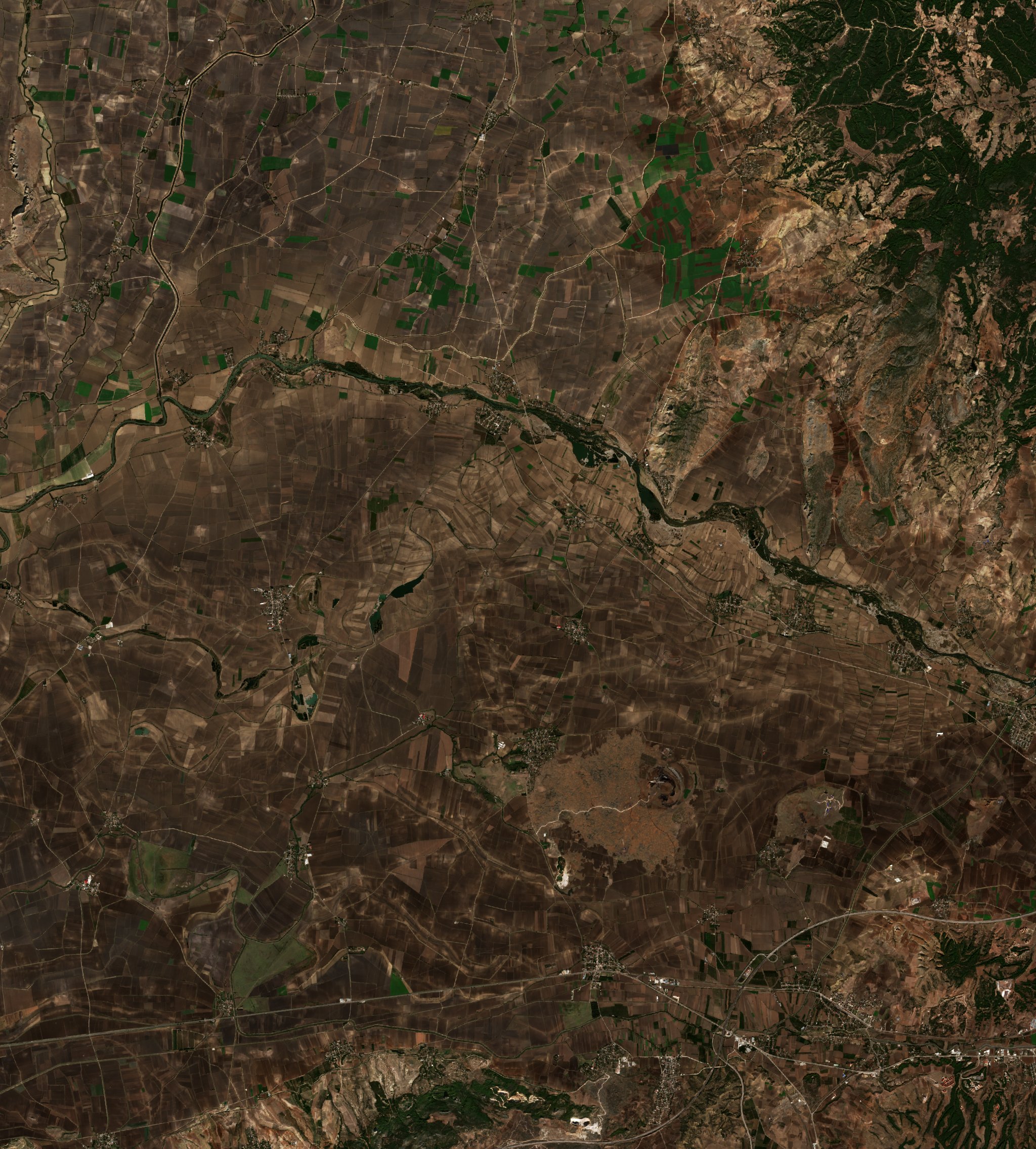 The burned area in 2016-ben