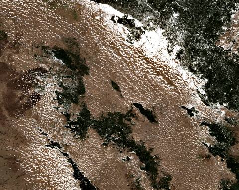 Satellite view near Novo Selo, Bosnia and Herzegovina