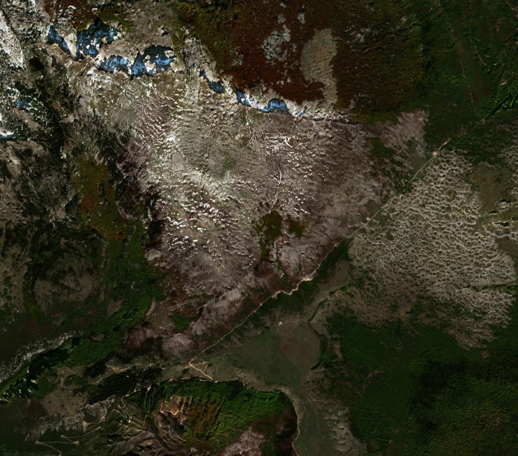 The burned area in 2017-ben