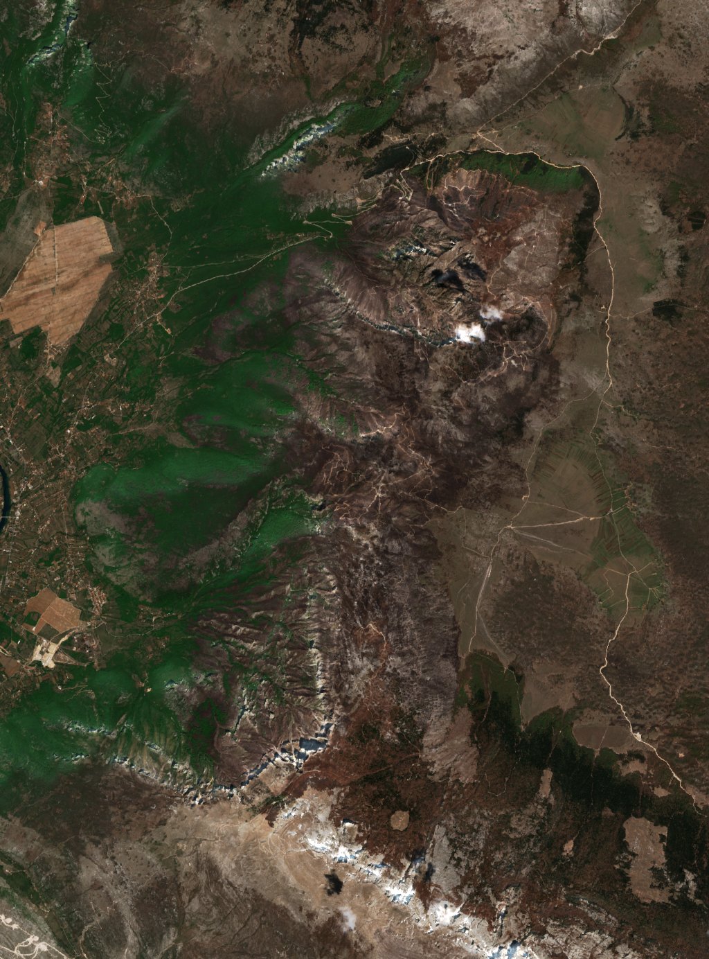The burned area in 2020-ben
