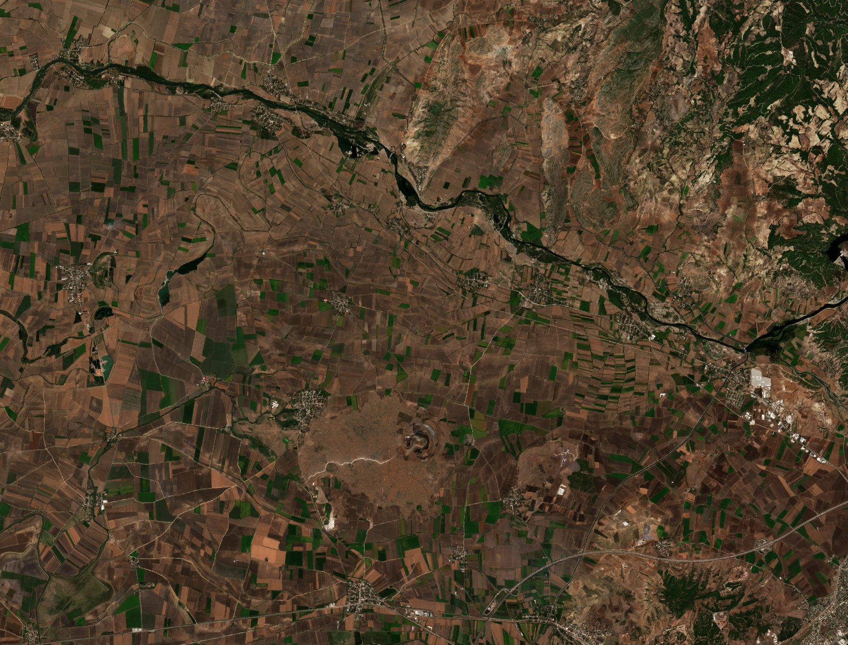 The burned area in 2019-ben