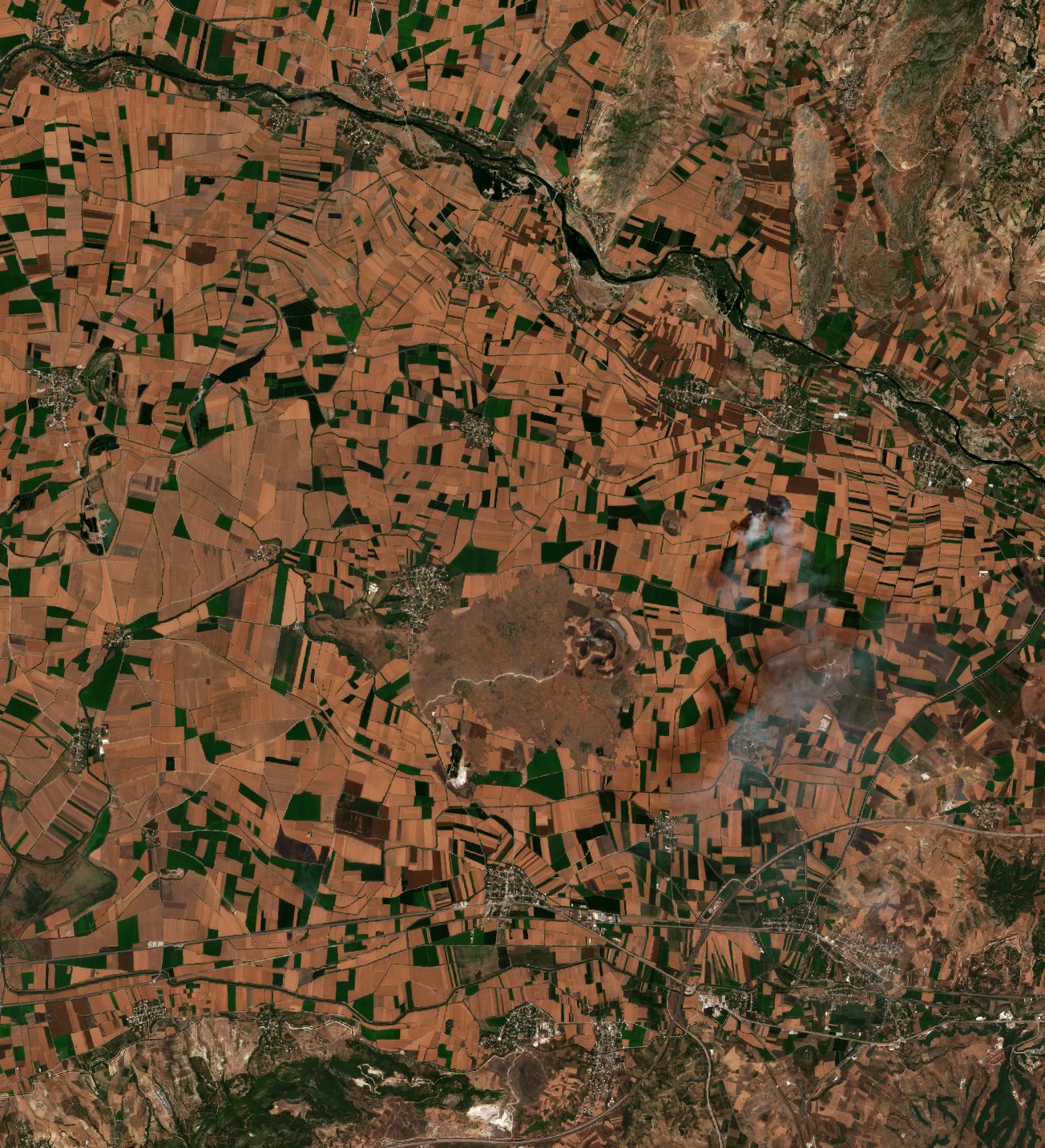 The burned area in 2020-ben