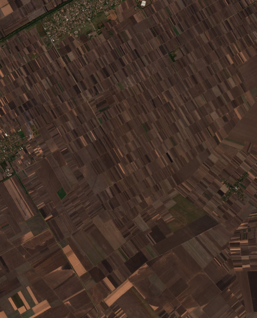 The burned area in 2018-ben