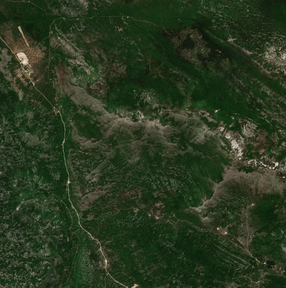 The burned area in 2022-ben