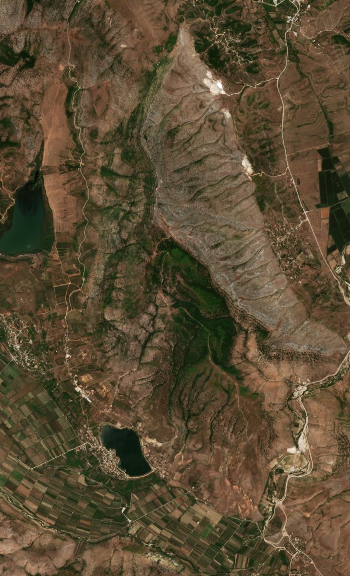 The burned area in 2017-ben