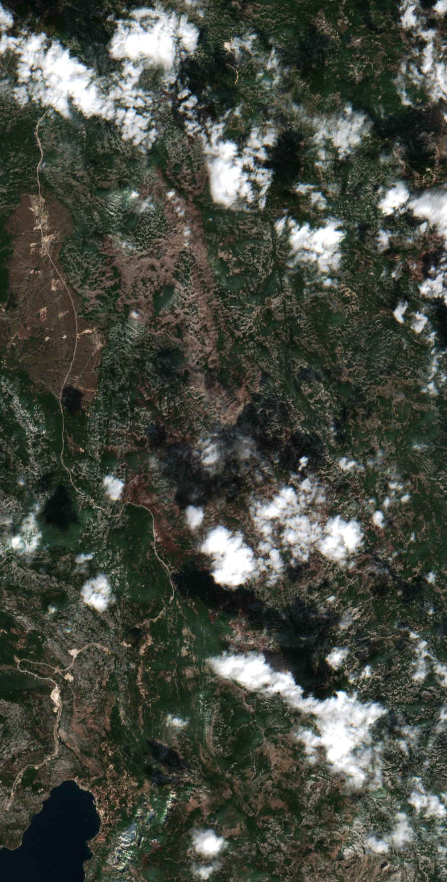 The area after the fire, September 6, 2021