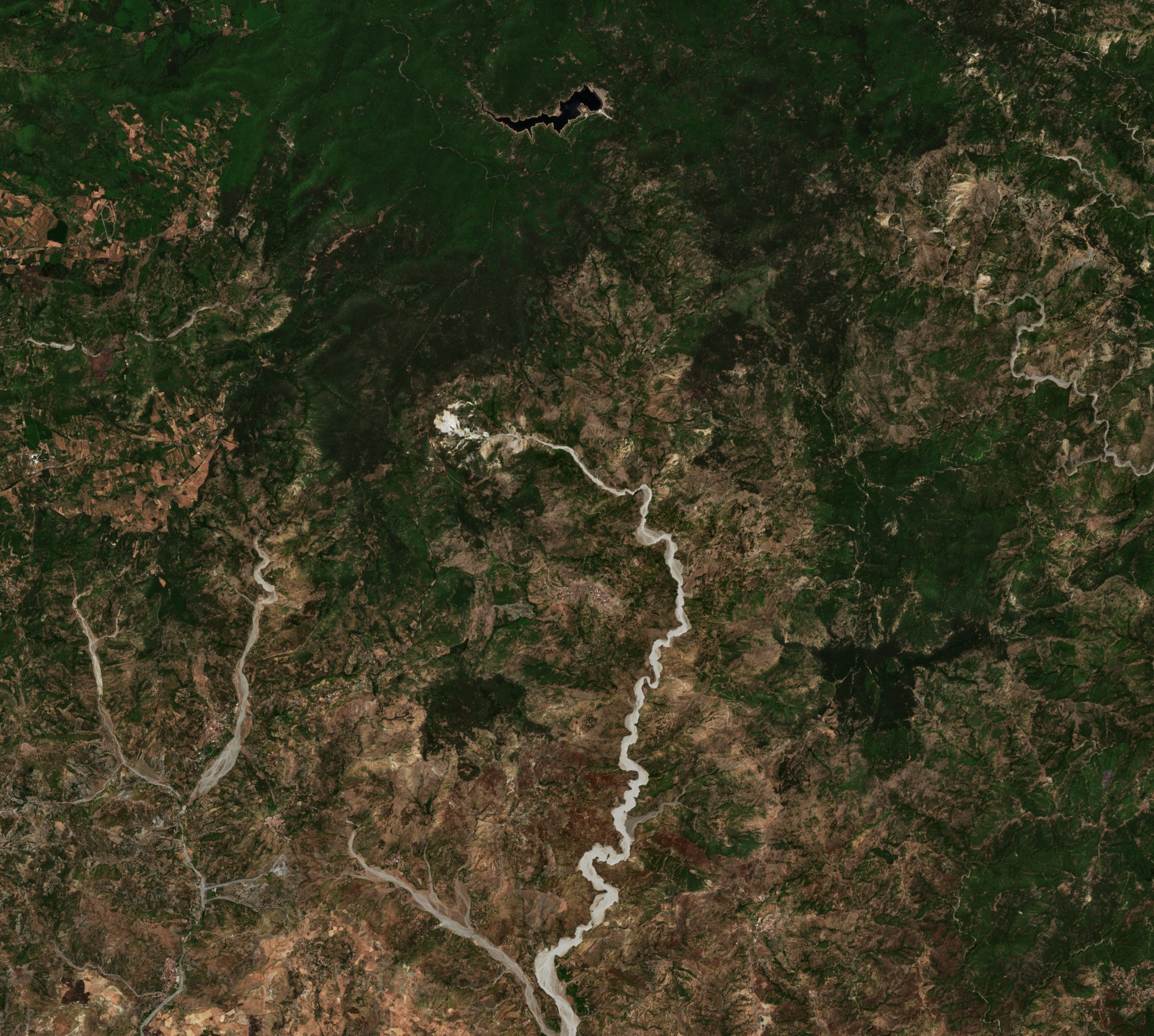 The area before the fire, July 8, 2021