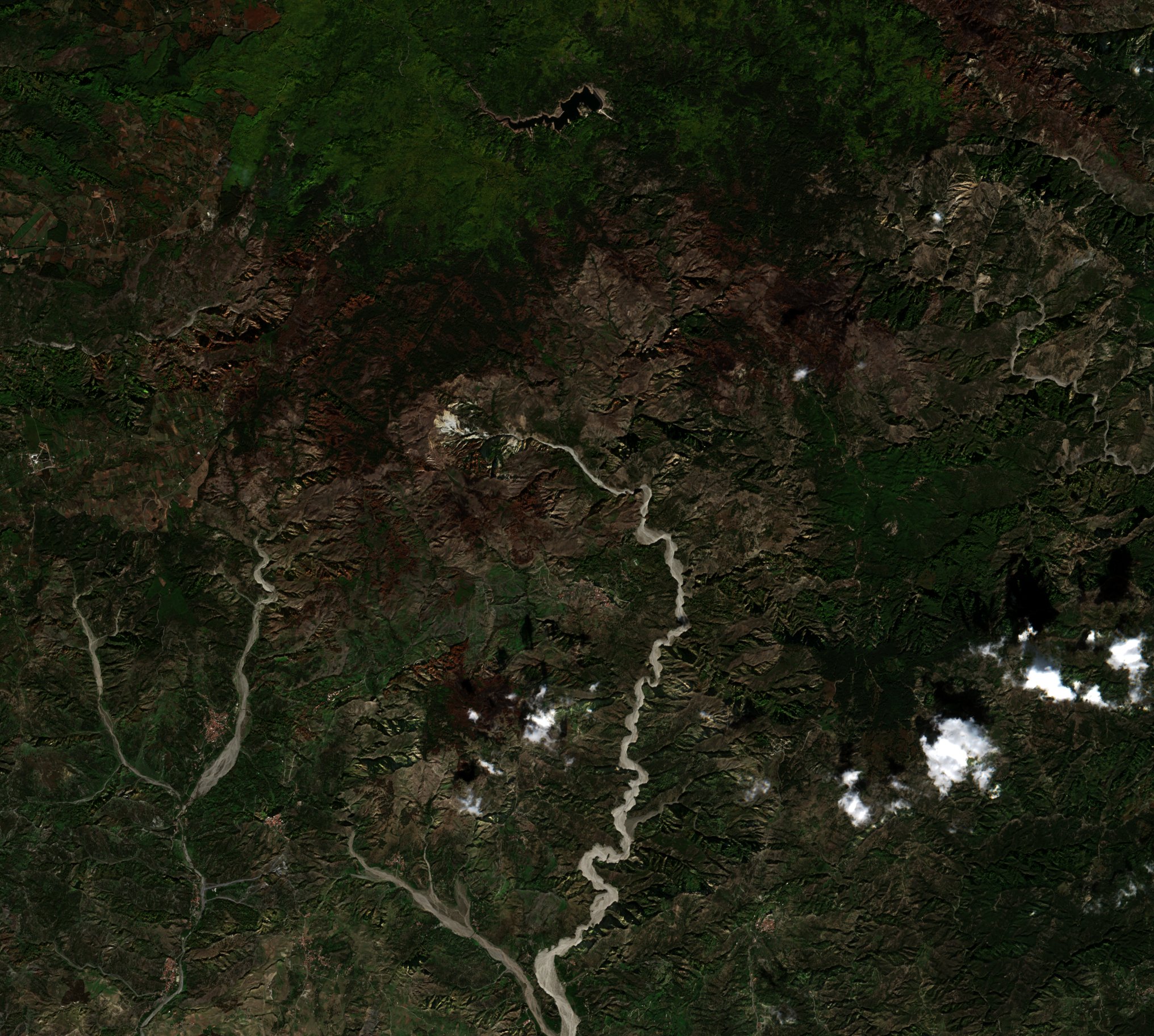 The area after the fire, October 21, 2021