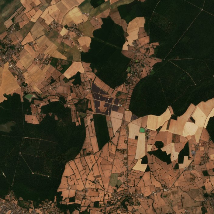 The area before the fire, July 28, 2026
