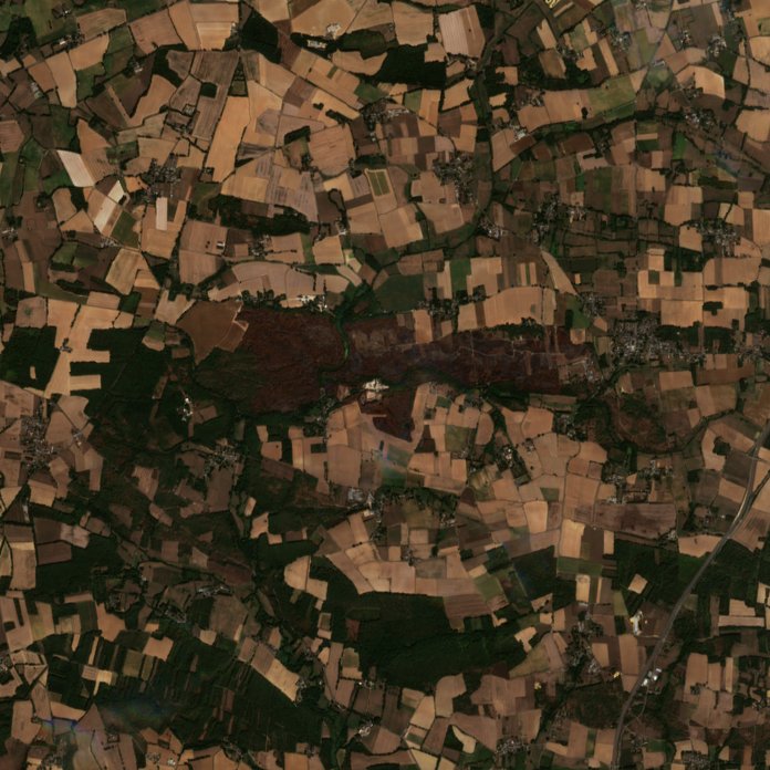 The area after the fire, September 2, 2026