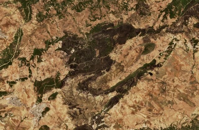 Satellite view near Sakiet Sidi Youssef