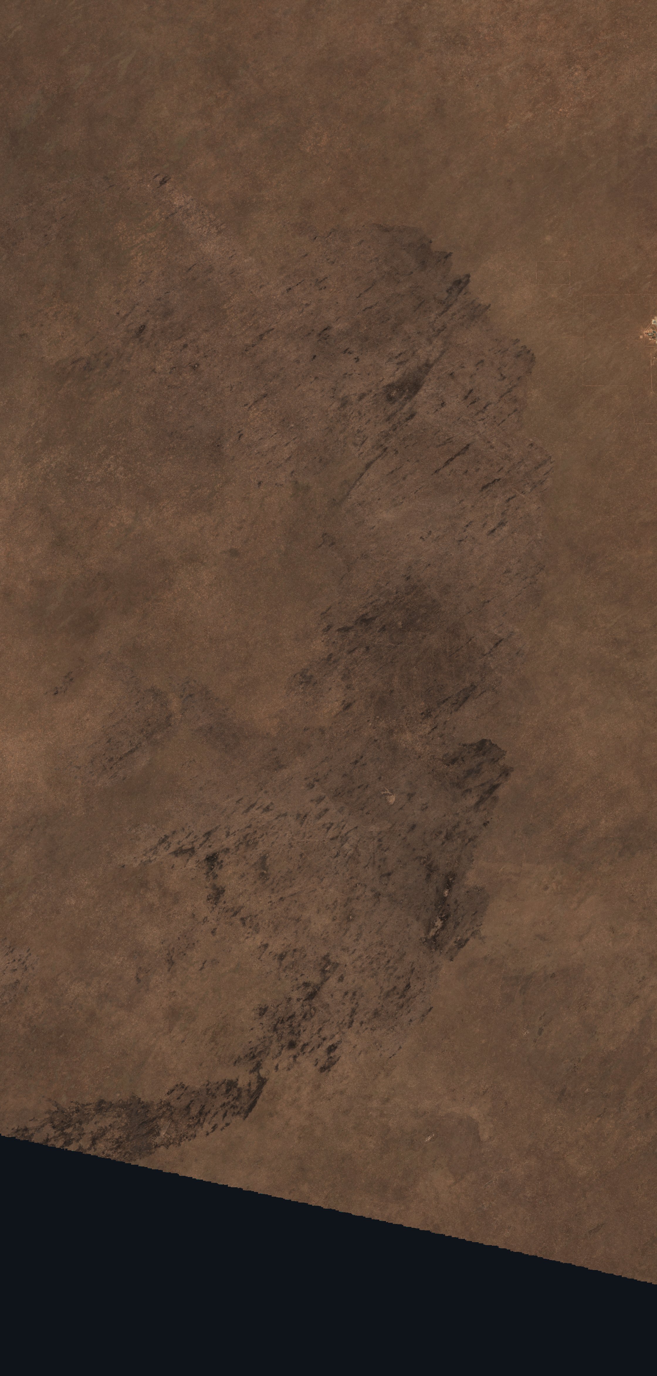 The area after the fire, August 29, 2026