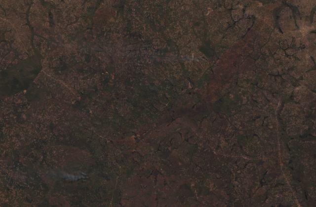 Satellite view in Zambia