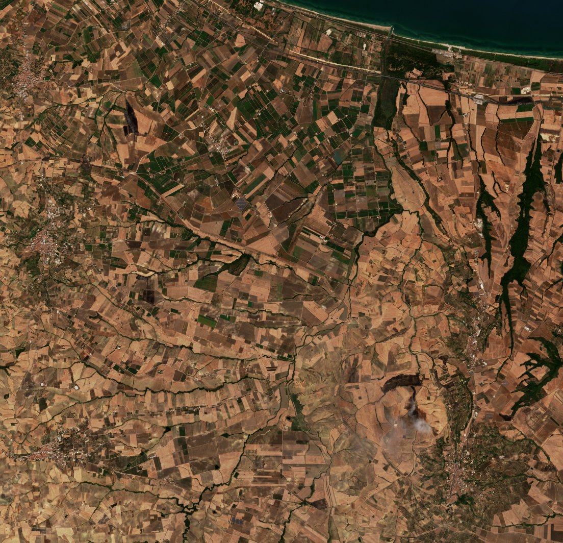 The area after the fire, September 8, 2026