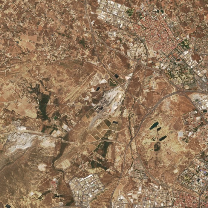 The area before the fire, July 28, 2026