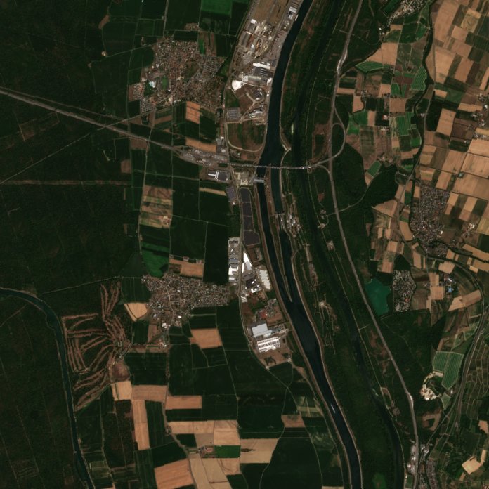 The area before the fire, July 22, 2026