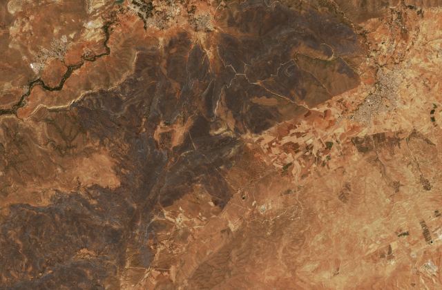 Satellite view near Sebdou