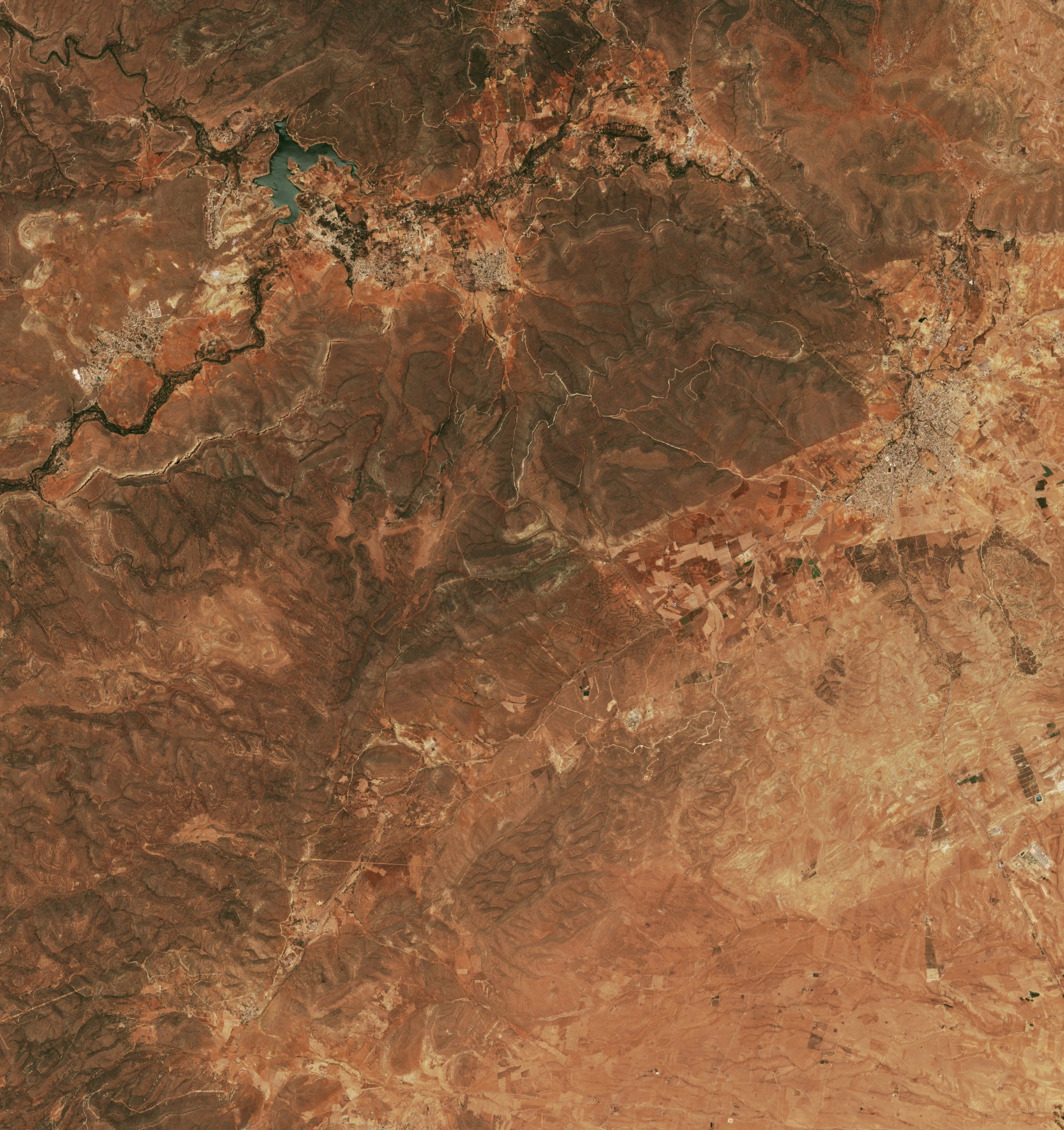 The area before the fire, July 10, 2026