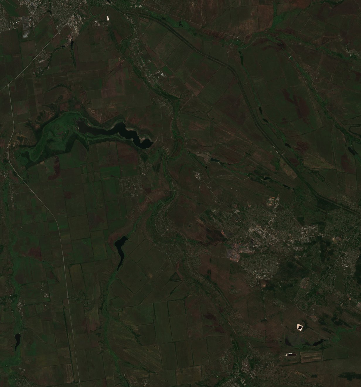 The area before the fire, August 5, 2026