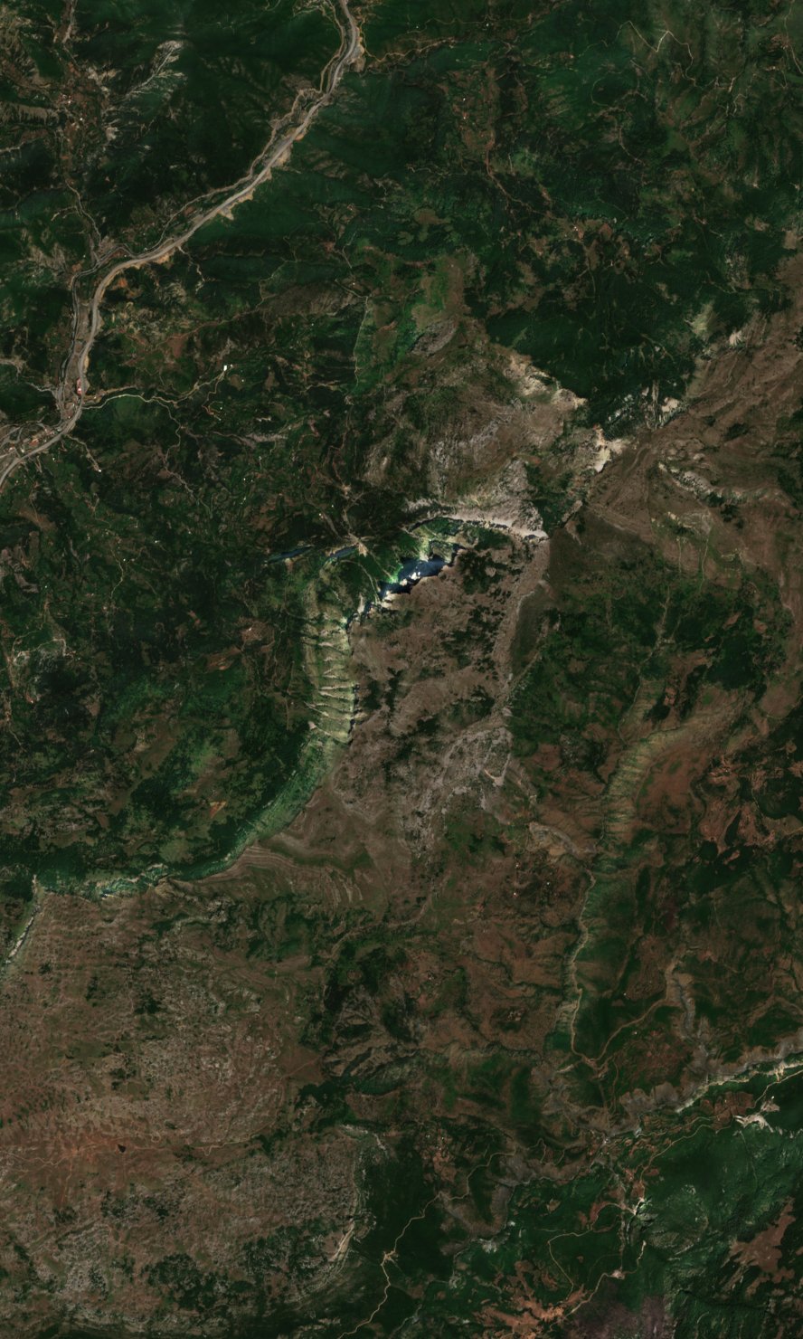 The area before the fire, July 29, 2024