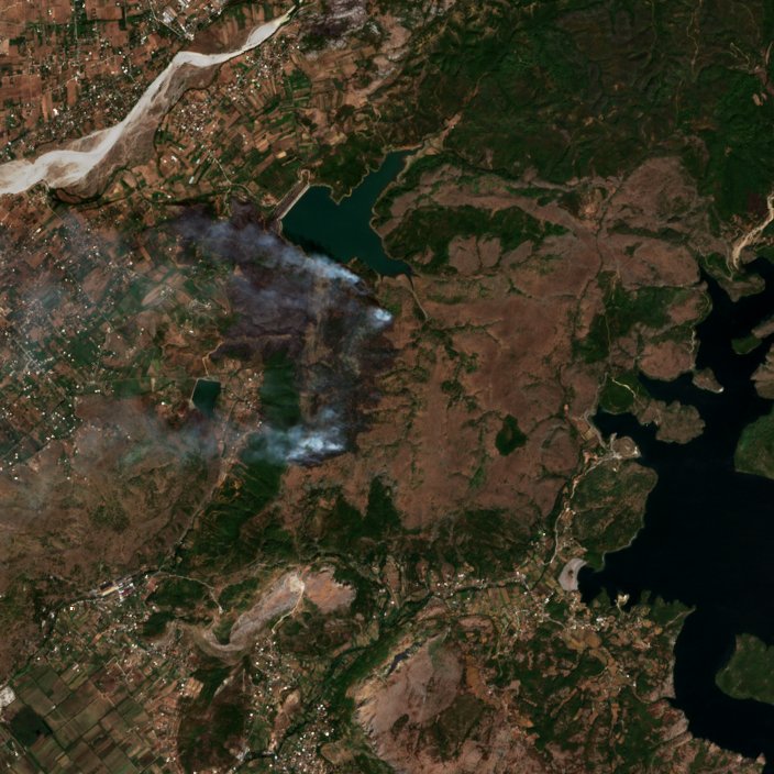 The area after the fire, September 7, 2026