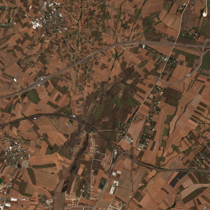 The area after the fire, August 24, 2026