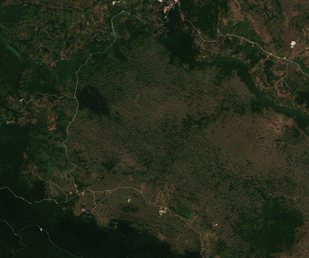 The area before the fire, July 22, 2017