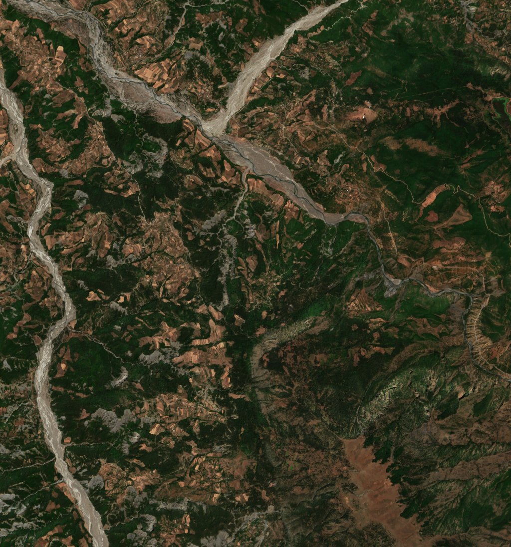 The area before the fire, July 24, 2025