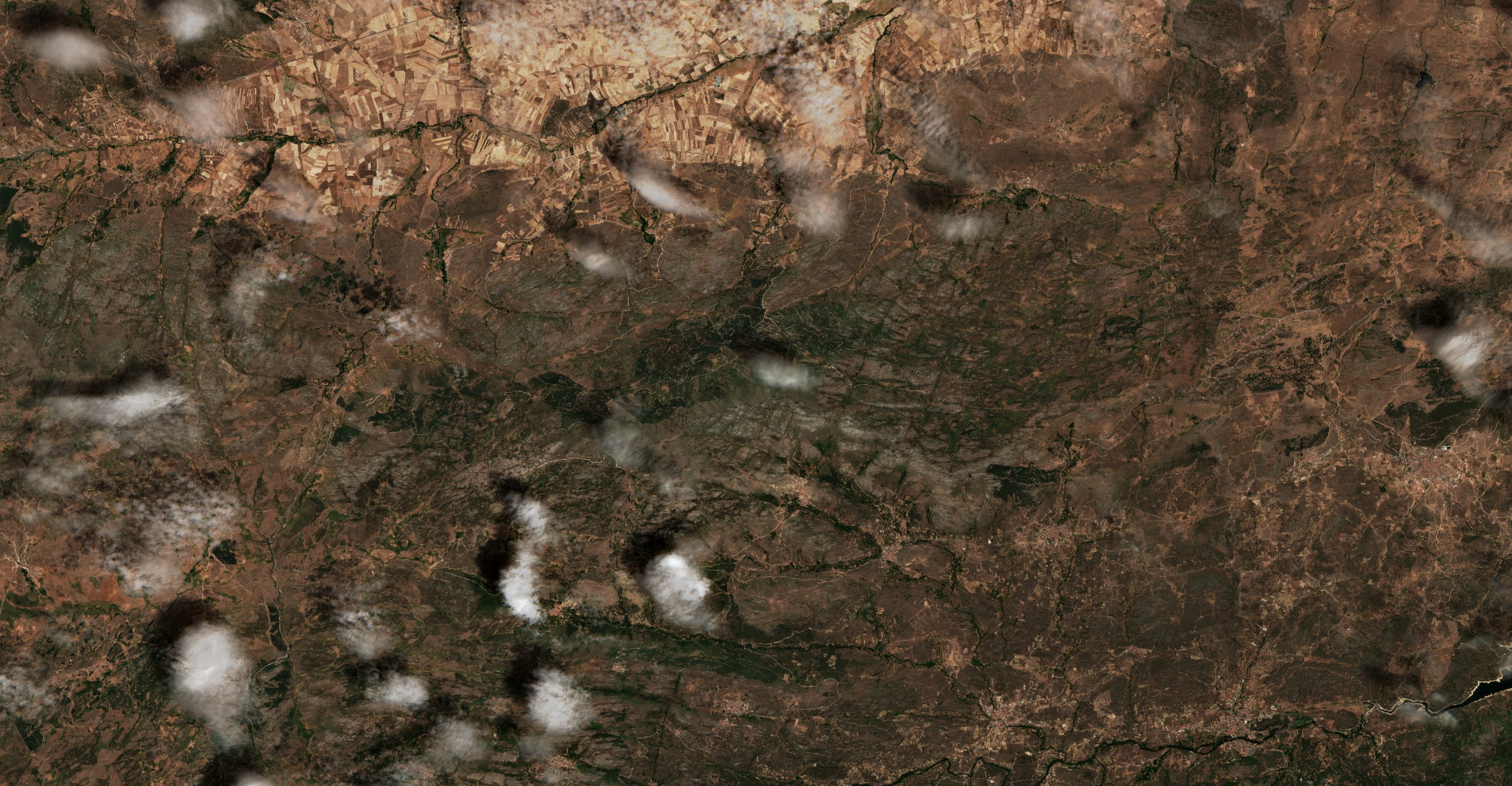 The area before the fire, July 25, 2021