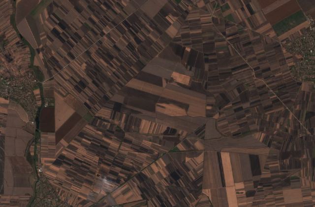 Satellite view near Starčevo