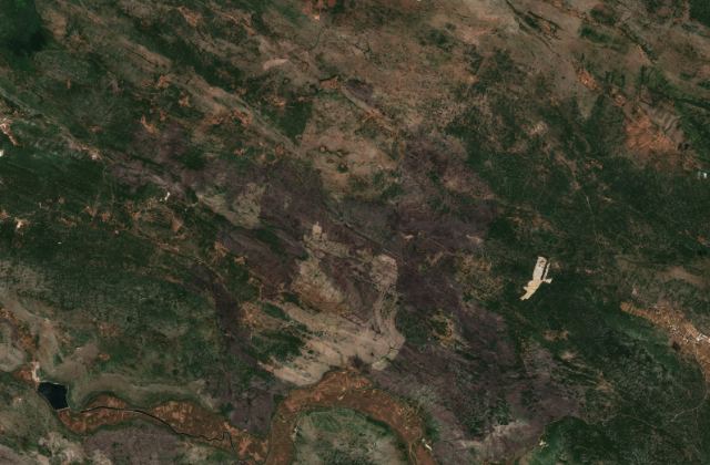 Satellite view near Stolac