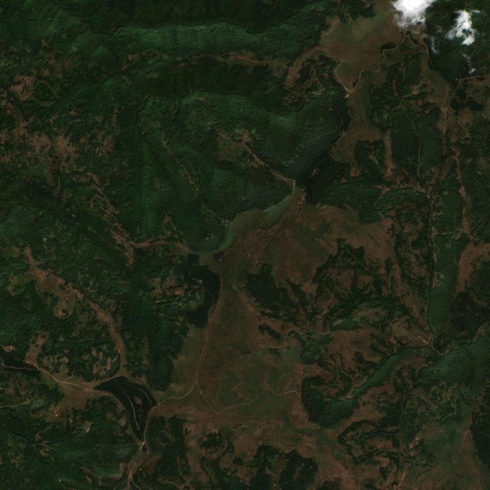 The area before the fire, September 1, 2026