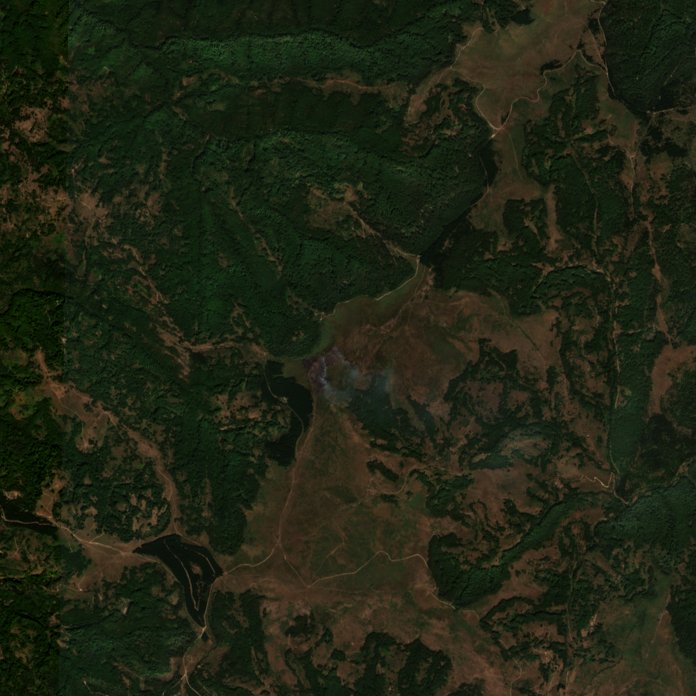 The area after the fire, September 9, 2026