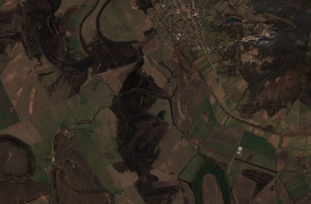 Satellite view near Tarcal